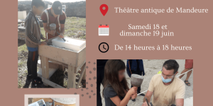 Illustration actualité : Venez nous rencontrer dans le cadre de la Journée Nationale de l'Archéologie !